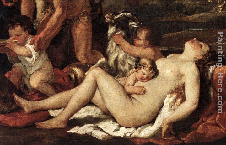 Nicolas Poussin The Nurture of Bacchus [detail 1]